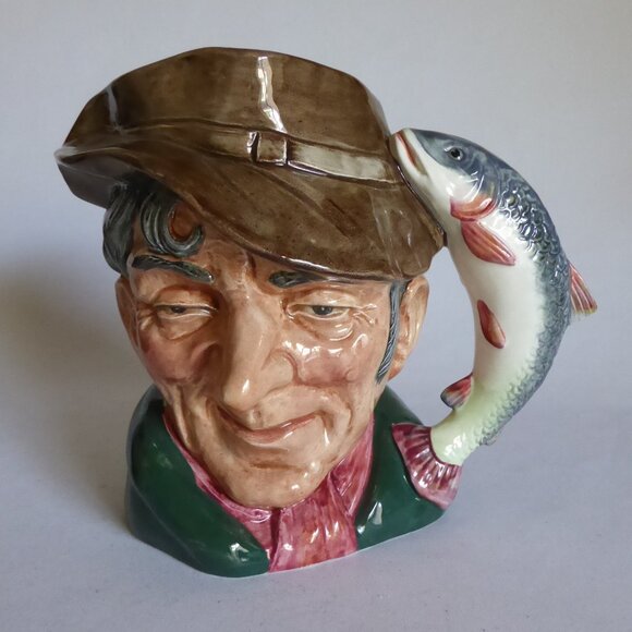 VINTAGE 1954 ROYAL DOULTON ENGLAND TOBY JUG THE POACHER PORCELAIN PITCHER - Picture 1 of 13